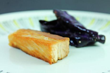 Pork belly with red cabbage #148
