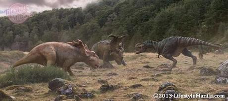 dinosaur fight walking with dinosaurs 3D still