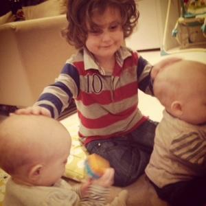 Ben & his Babies - 2/365 Ben & his Babies - 2/365