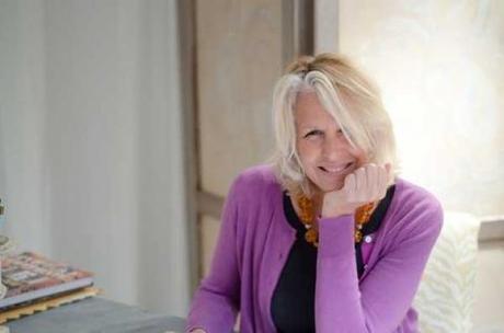 Color Roundup: Using Radiant Orchid in Interior Design Lisa Teague in a more violet version of radiant orchid