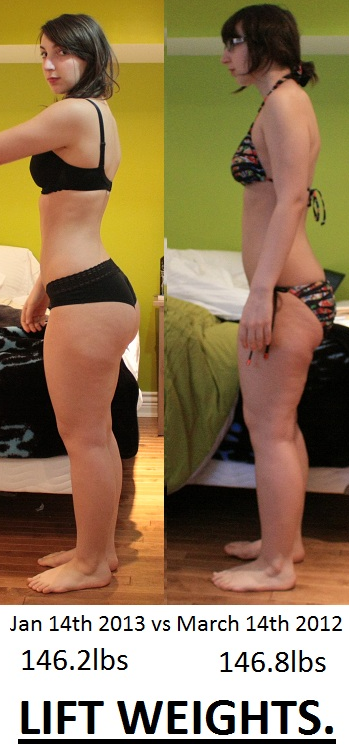 before after lifting weights photo from imgur