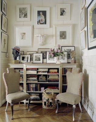 Decorating with Books Lots of Books