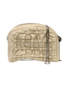 Petrizia Pepe Leather Bag in Cream with detailing 2
