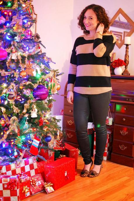 Striped Sweater_1 A Striped Sweater + A Little Christmas