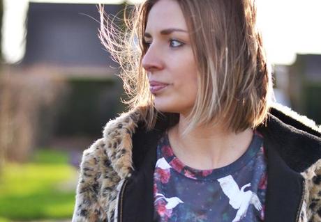 Hosted by imgur.com Mr gugu miss go swans sweater zara trf leopard faux fur coat fluffy zara basic jeggins dr martens combat boots outfit post fashion blogger turn it inside out belgium