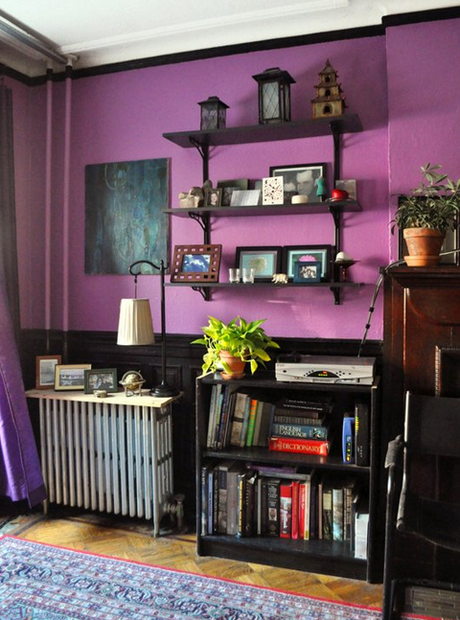 Radiant Orchid à la Iris radiant orchid black accents