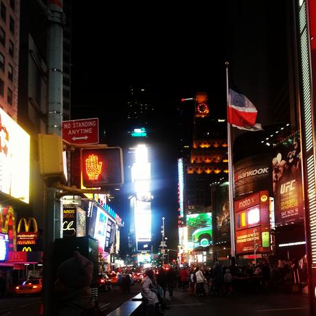 Sanctuary Hotel, St. Patricks Cathedral & The Museum of Sex Times Square at night