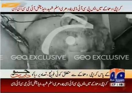ch aslam dead body picture