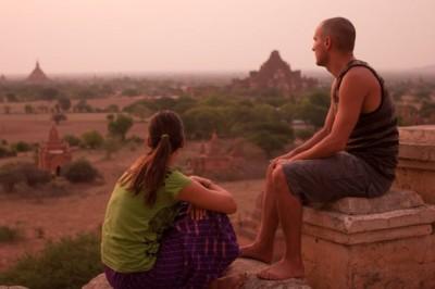 World Travellers: Dan and Alissa from This World Rocks bagan myanmar