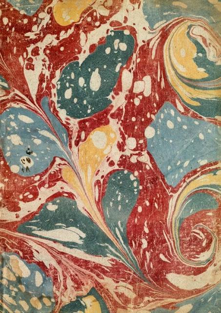 Endpapers from ancient manuscripts #marbleing endpaper #Pattern
