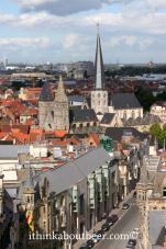 Ghent from above Gent (Ghent) – The Stairmaster of Belgium