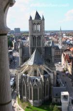 Sint Nicolas Church from the Belfry Gent (Ghent) – The Stairmaster of Belgium