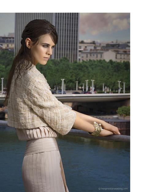 Benjamin Kanarek Captures Kayley Chabot and Linda Kanyo in Chanel Resort 2014 for Fashion Magazine Kayley Chabot in Chanel Resort © Benjamin Kanarek