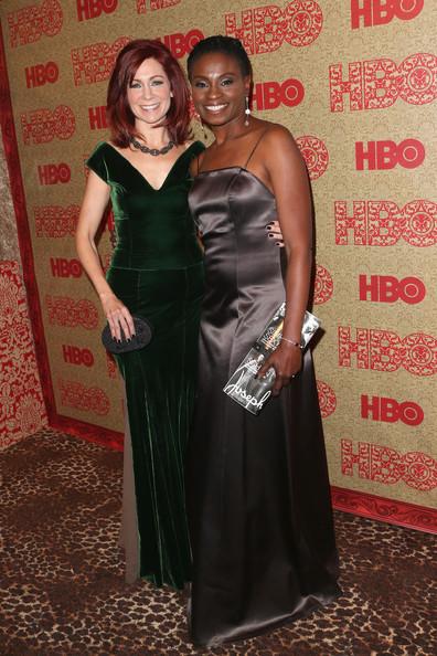 Carrie Preston and Adina Porter HBO Party GG 2014 Frederick M. Brown Getty
