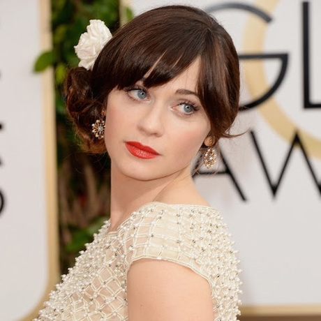 Zooey Deschanel 2014 Look for The Golden Globes Zooey Deschanel 2014 Look for The Golden Globes