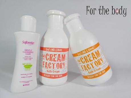 The Happy List 2013: Face and Body Edition November Faves - The Cream Factory and Saforelle
