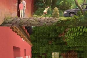 Spirited Away built in Minecraft Spirited Away built in Minecraft