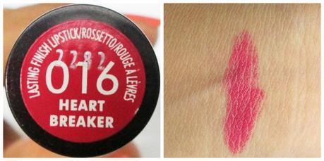 Rimmel London Lasting Finish Lipstick in Heartbreaker: Review/Swatch/LOTD