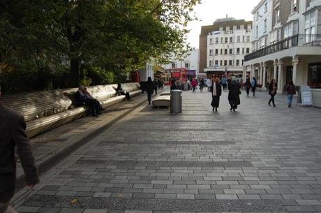 New Road, Brighton, Shared Space - Street Furniture Within Shared Space