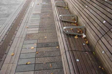 New Road, Brighton, Shared Space - Bench Detail