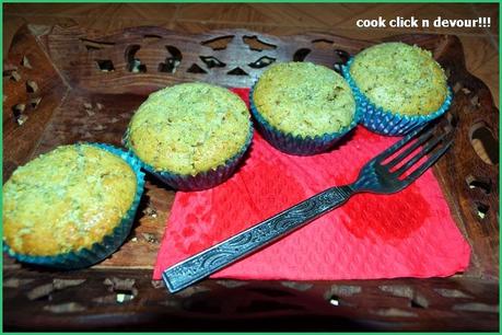 Egg less almond muffins