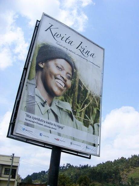 A smiling Rwanda Development Board worker welcomed us to Kwita Izina 2013 Kwita Izina 2013 gorillas Rwanda. A magical place indeed. The volcanic peaks of the Virungas, approaching the site of Kwita Izina, Festival of the Gorillas