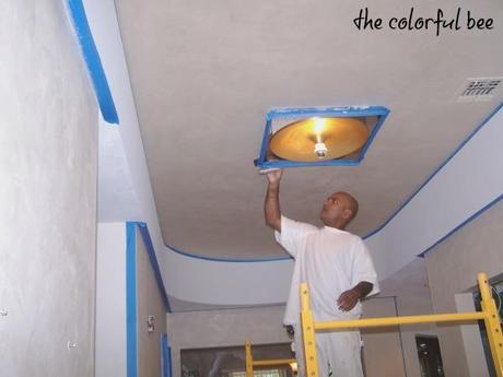 Help! I’m Having a Problem Picking Paint Colors metallic plaster on walls and ceiling