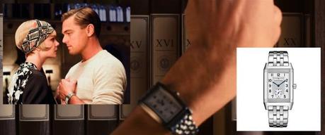 Gatsby’s Sweater Sweater and Linen Slacks (2013) Gatsby's watch and, inset, the most similar Reverso model I could find on the Internet.