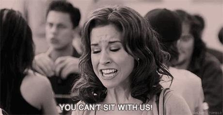 You Can't sit with us gif