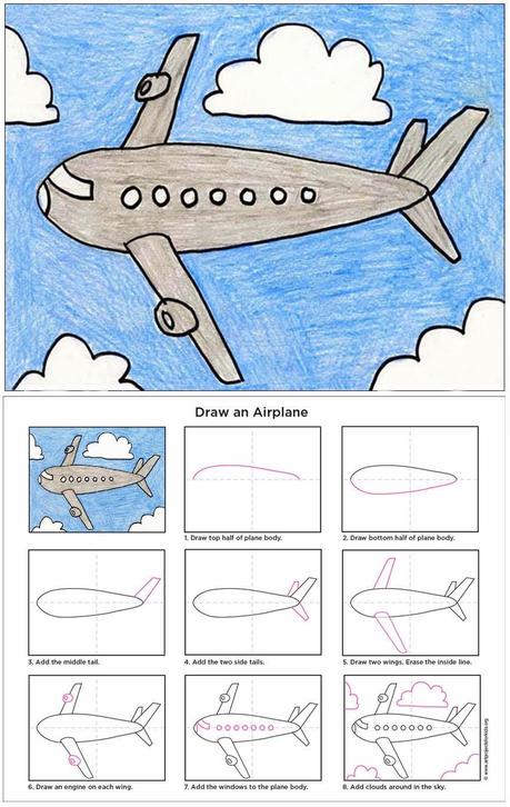 How to Draw an Airplane