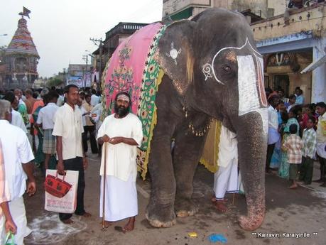 Srirangam temple elephant 'Andal' tearful parting away of mahout Sridharan