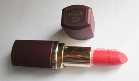Lakme Enrich Satins Lipstick - 147: Review/Swatches/LOTD
