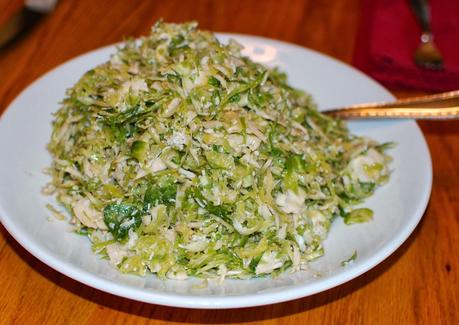 Addictive Shaved Brussels Sprout Salad