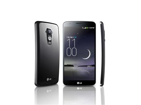 LG's first curved phone, the G Flex.