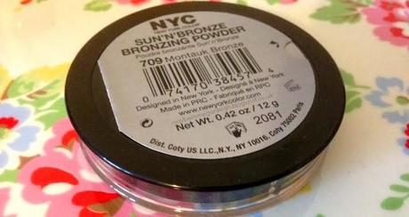 NYC Sun 'n' Bronze Bronzing Powder 'Montauk Bronze'