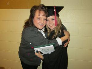 My mom and me after the ceremony :)
