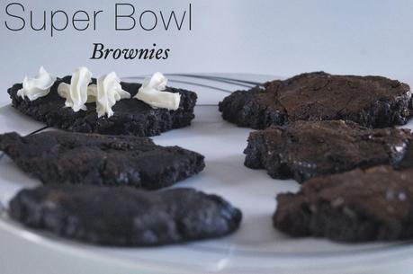 Super Bowl Brownie desserts