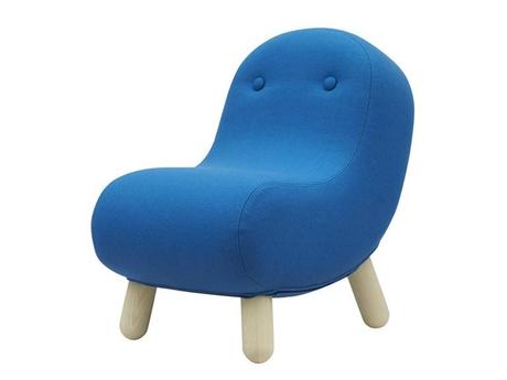 Upholstered fabric armchair BOB - SOFTLINE