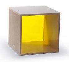 Cube Storage in Yellow