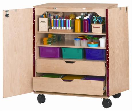 Jonti Craft Kid's Mobile Supply Cabinet