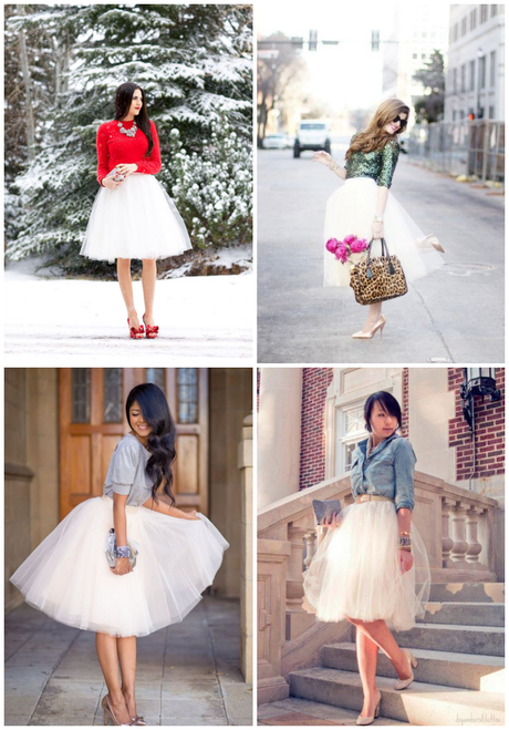 Inspiration: White Tulle Skirt Inspiration, Tanvii.com, Tulle Skirts