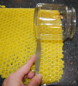 Realistic Gel Candle honeycomb candle