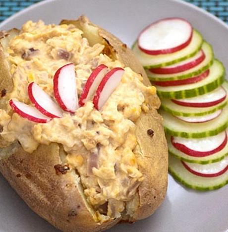 Jacket potatoes with chickpeas & red onion filling The World’s Top 10 Best Ways To Eat A Baked Potato