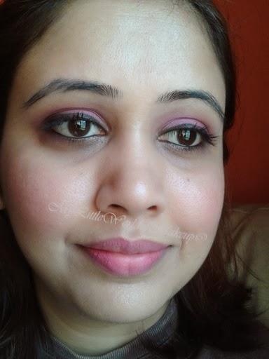Valentine's Day Pink and Purple Make up Look with FOTD
