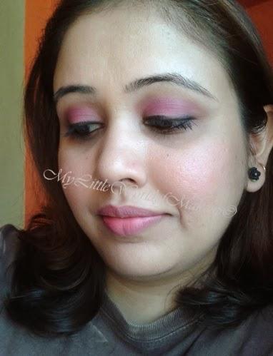 Valentine's Day Pink and Purple Make up Look with FOTD