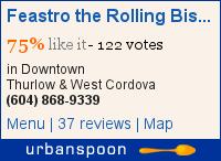 Feastro the Rolling Bistro on Urbanspoon