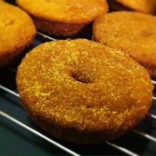 Baked Cider Donuts I Gluten free product review: Pamela’s Baking and Pancake Mix
