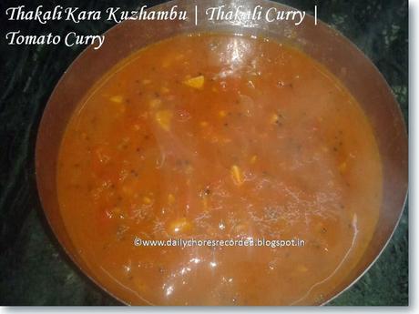 Thakali Kara Kuzhambu | Tomato Curry | Thakali Curry Thakali Kara Kuzhambu | Tomato Curry | Thakali Curry