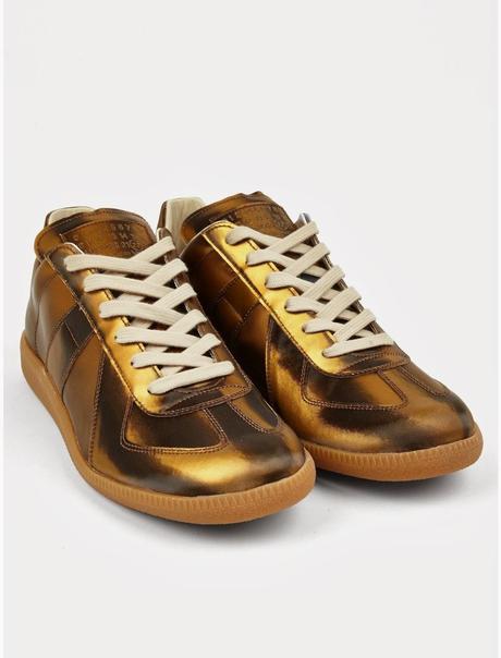 Going For The Gold:  Maison Martin Margiela 22 Gold Replica Sneaker