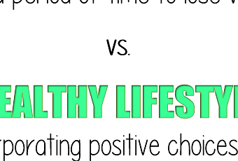 Diet Vs. Healthy Lifestyle - Paperblog